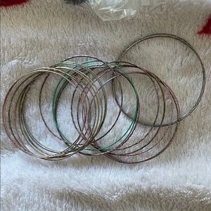 Colorful Bangle Bracelet Set